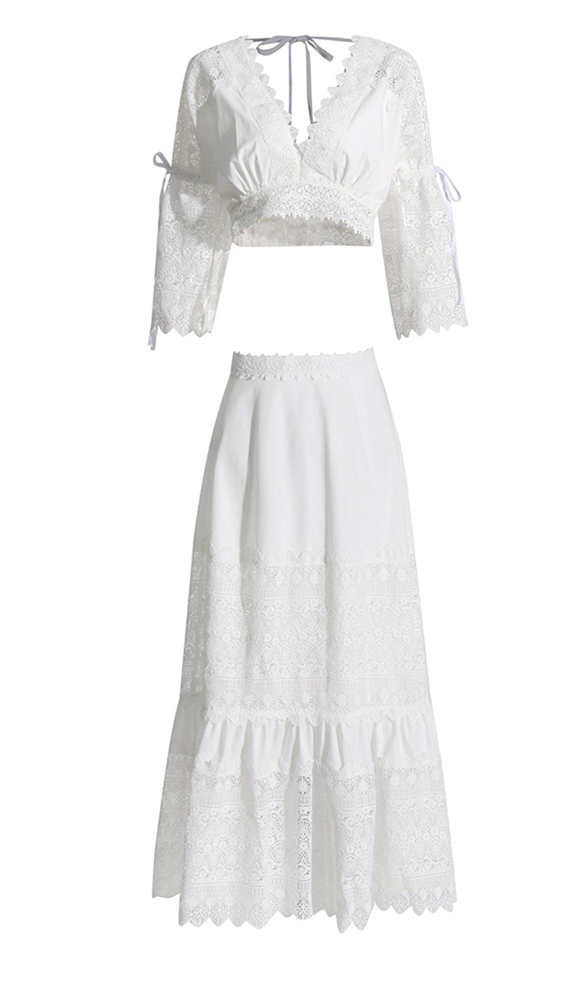 Crochet Skirt And Top Set