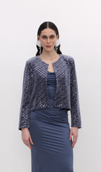Velvet Embellished Jacket
