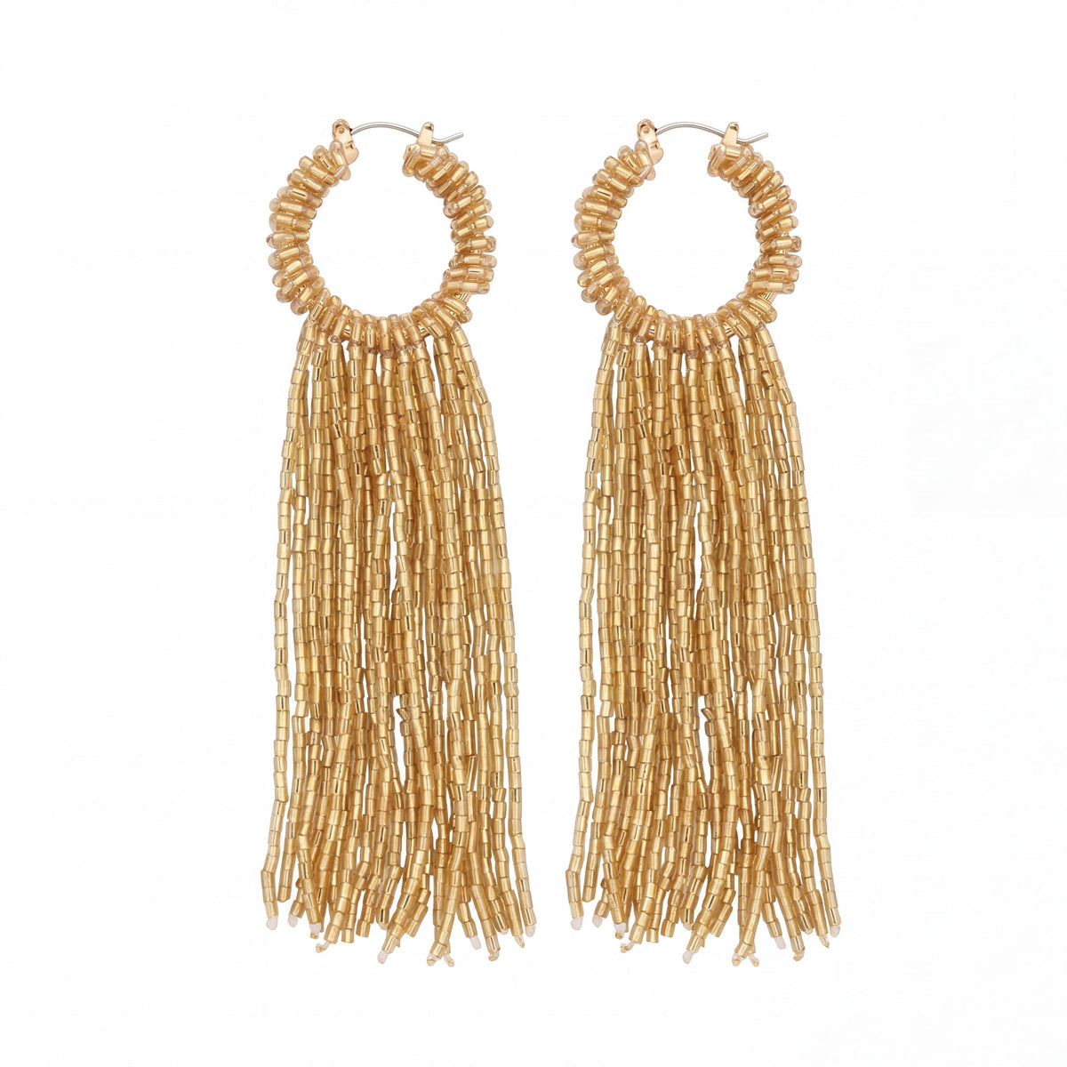 KIavia Fringe Seed Bead Earrings