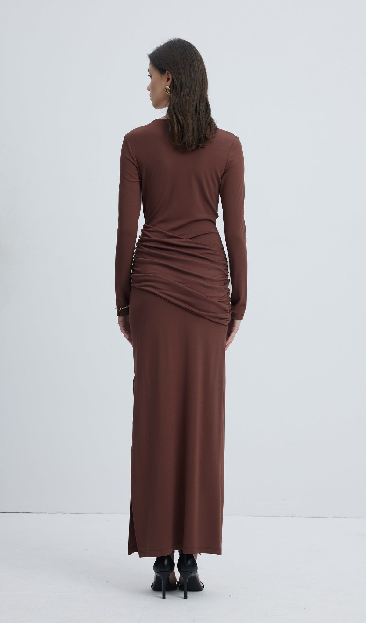 Jersey Seductive Fitted Maxi Dress