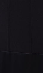 Trendy Knitted Satin Maxi Dress