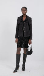 Trendy Feather Cardigan Coat