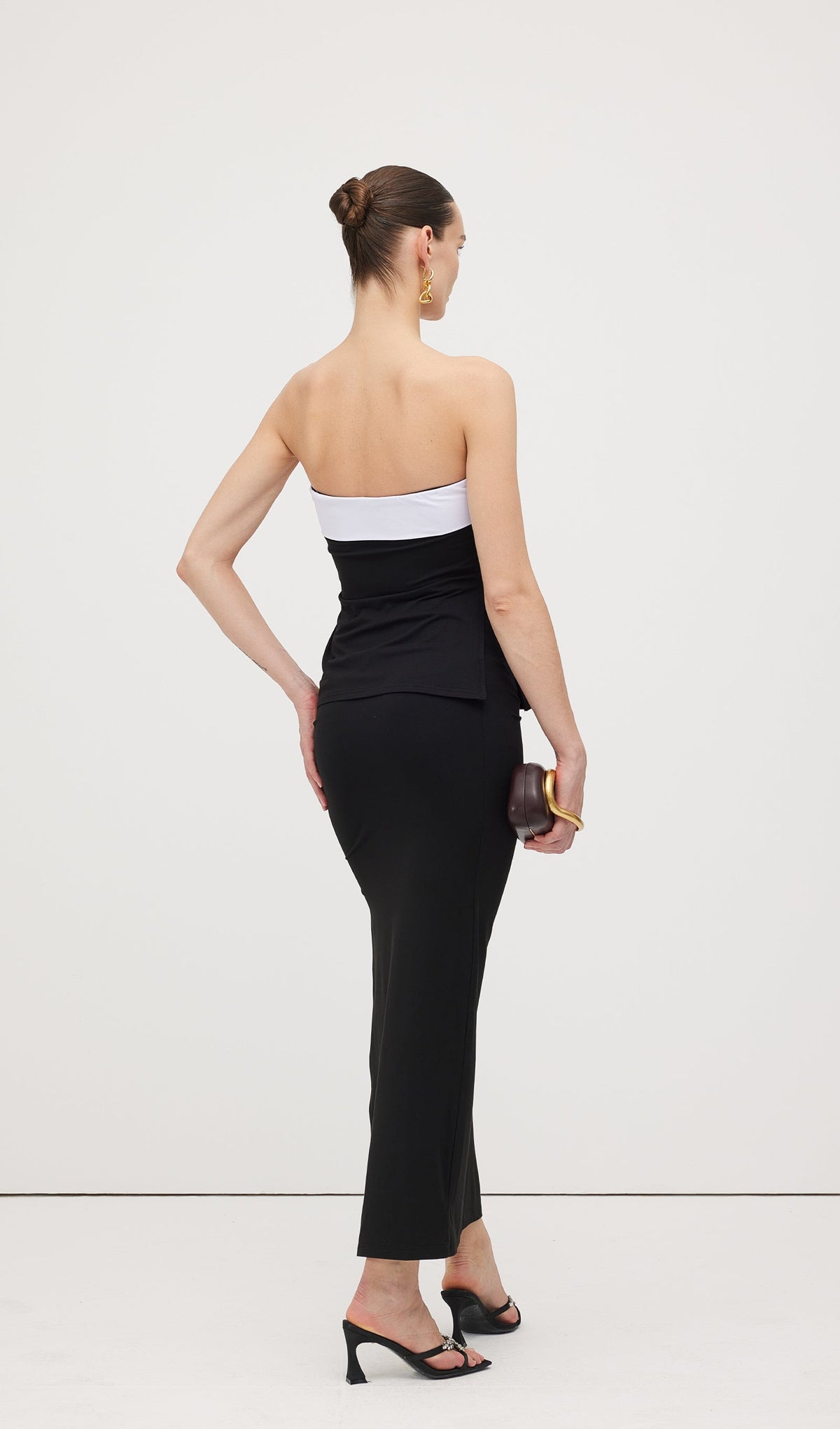 Colourbolck Slim Fit Tube Top