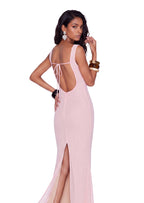 Paladia Slit Maxi Dress In Pink
