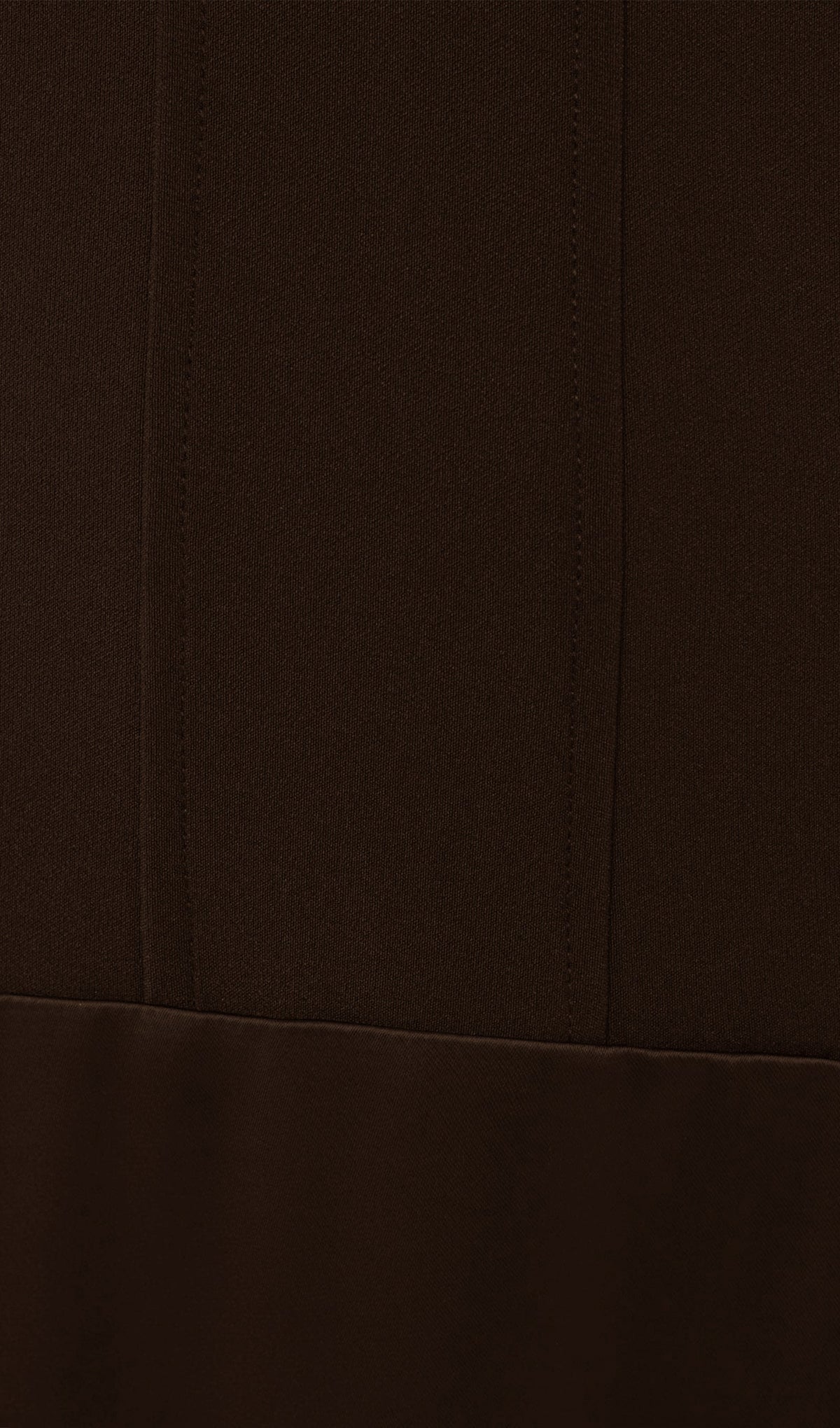 Trendy Knitted Satin Maxi Dress -Coffee
