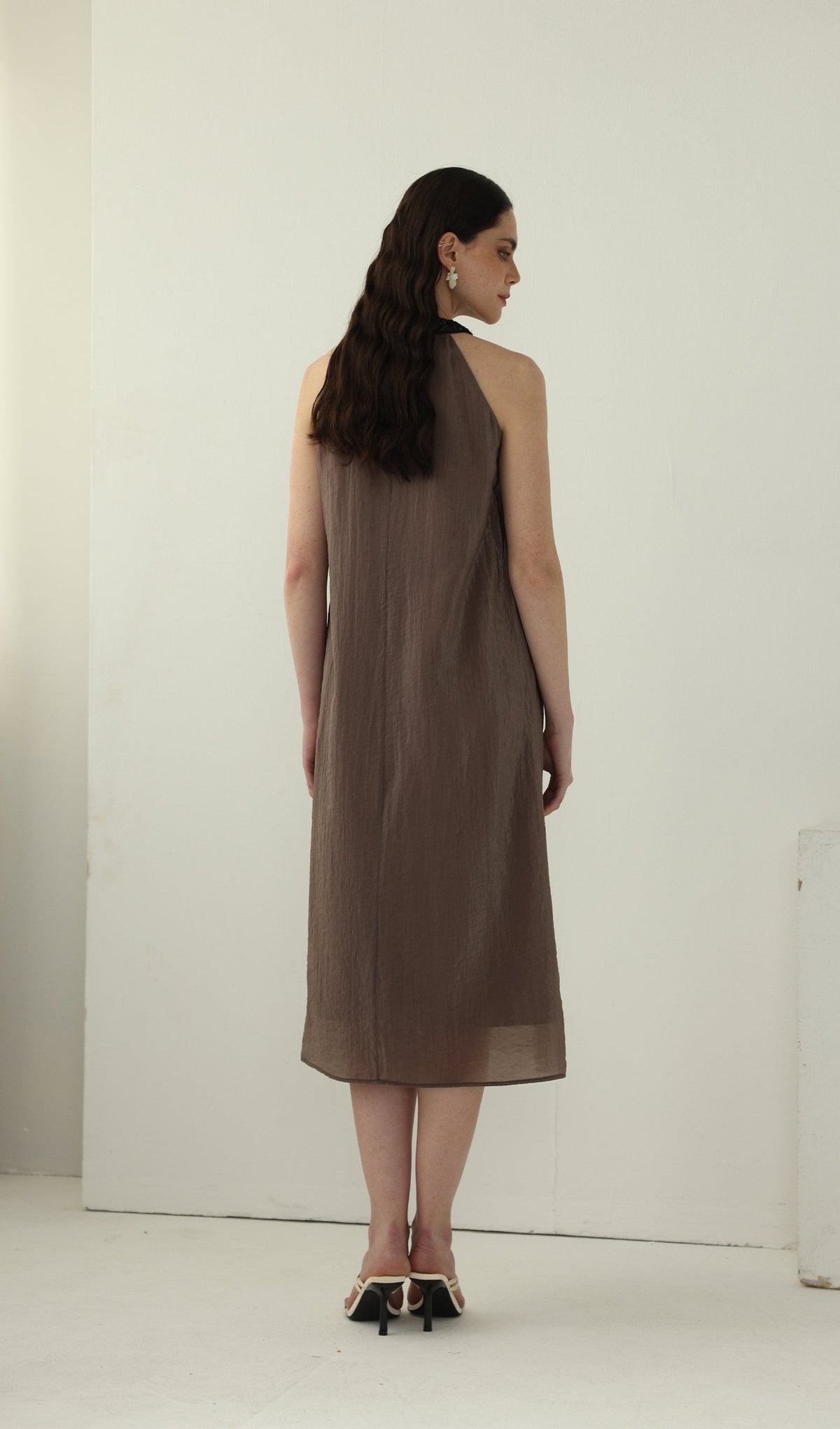 Halter Neck Relaxed Fit Maxi Dress