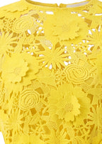 Kahedin Water Soluble Floral Lace Maxi Dress