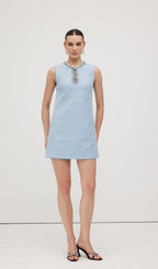 Sequin Boucle Mini Dress