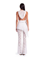 Adla Lace Two Piece Set In White