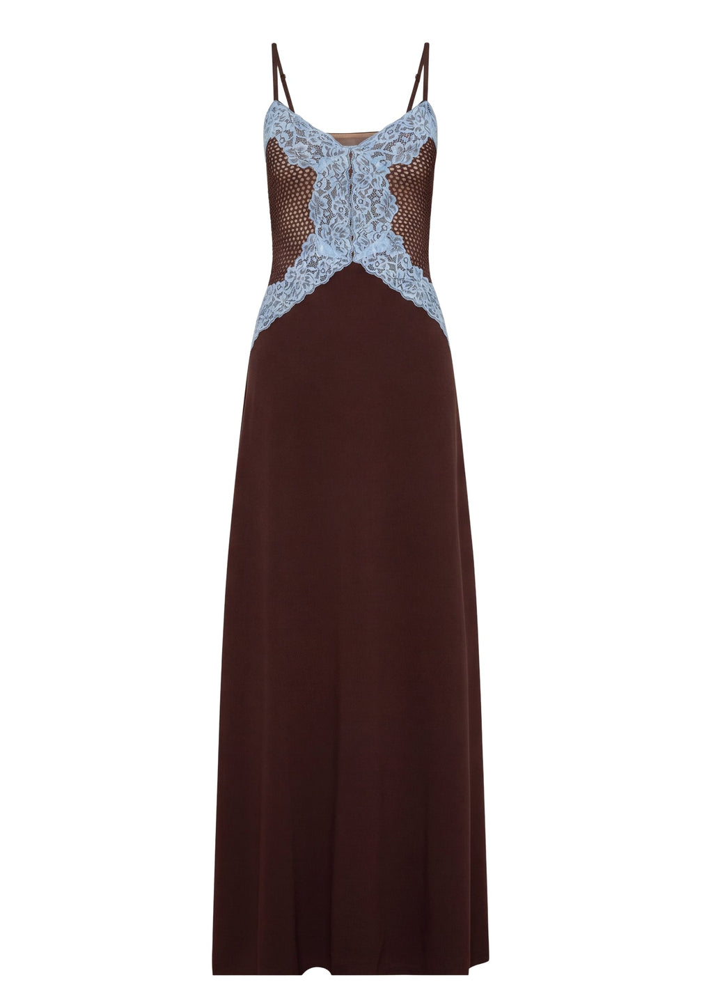 Sacagawea Sleeveless Lace Maxi Dress