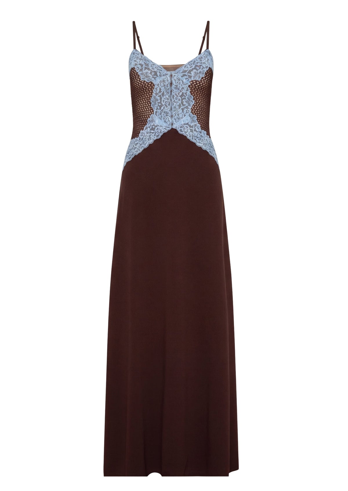 Sacagawea Sleeveless Lace Maxi Dress