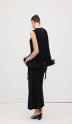 Sleeveless Ruffle Maxi Dress Sets