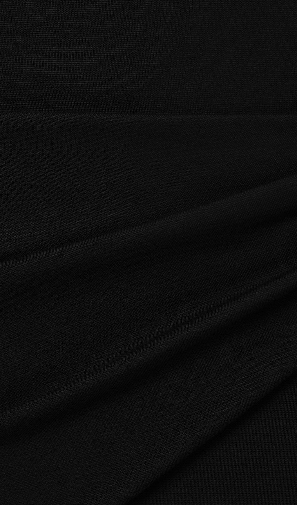 Jersey Seductive Fitted Maxi Dress-Black
