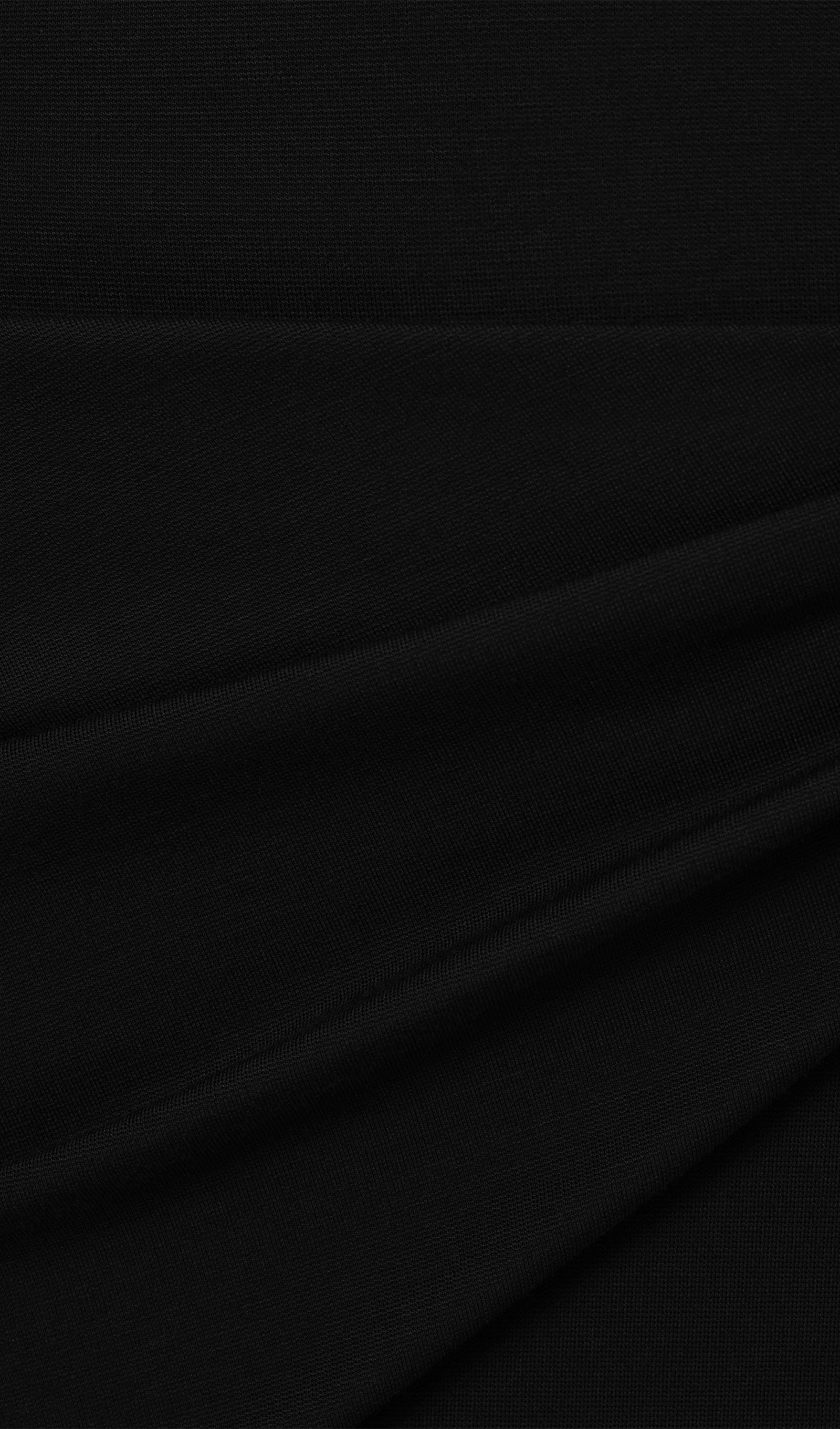 Jersey Seductive Fitted Maxi Dress-Black