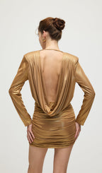 Open Back Mini Dress
