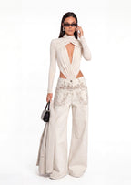 Carrie Ecru Pants