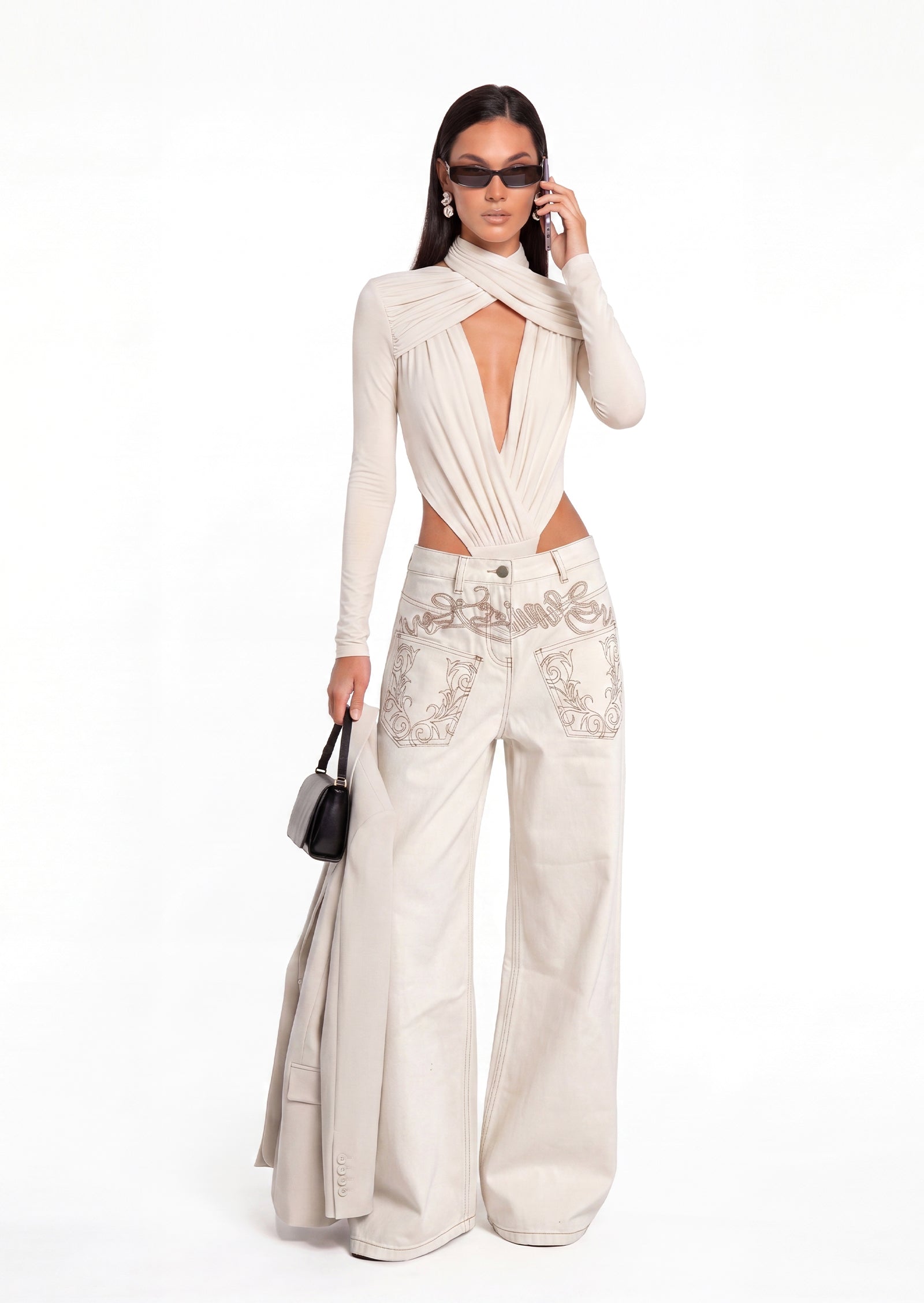 Carrie Ecru Pants