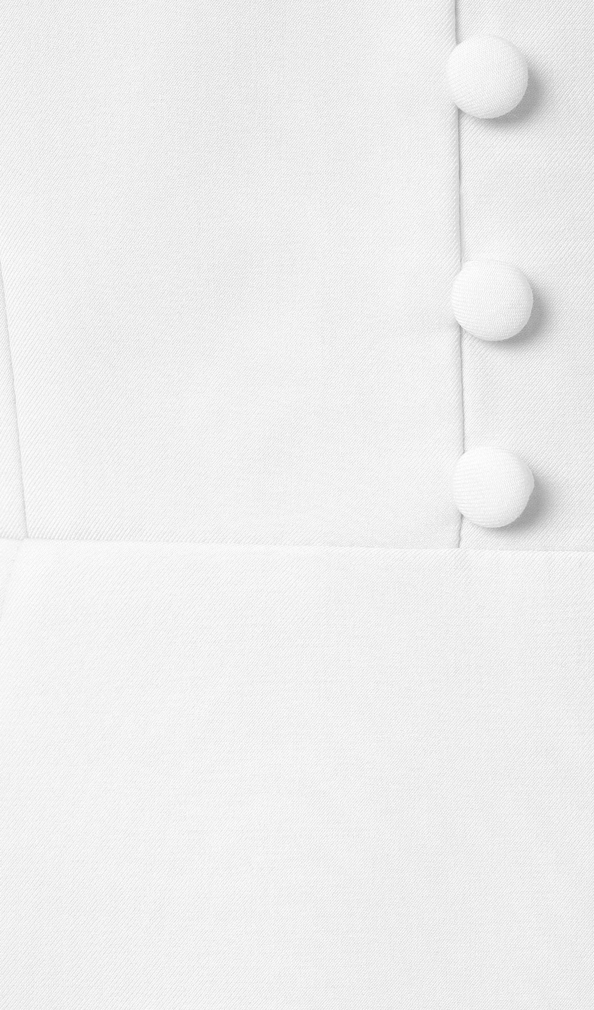 Mini Dress With High Collar In White