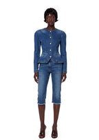 Paiva Long Sleeve Denim Jacket In Blue