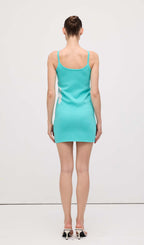 Print Knit Mini Dress