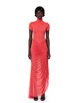 Jacquez Short Sleeved Turtleneck Maxi Dress