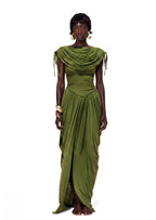 Wambleeska Strapless Stretch Maxi Dress