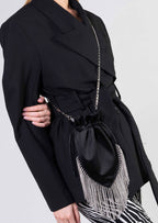Crystal Fringe Handbag