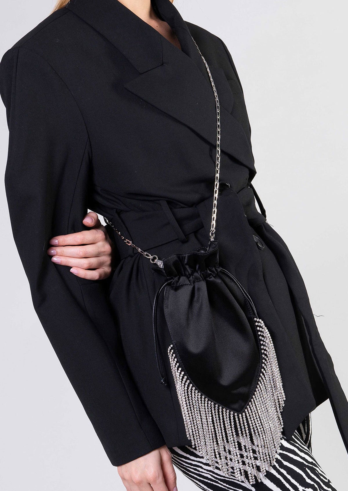 Crystal Fringe Handbag