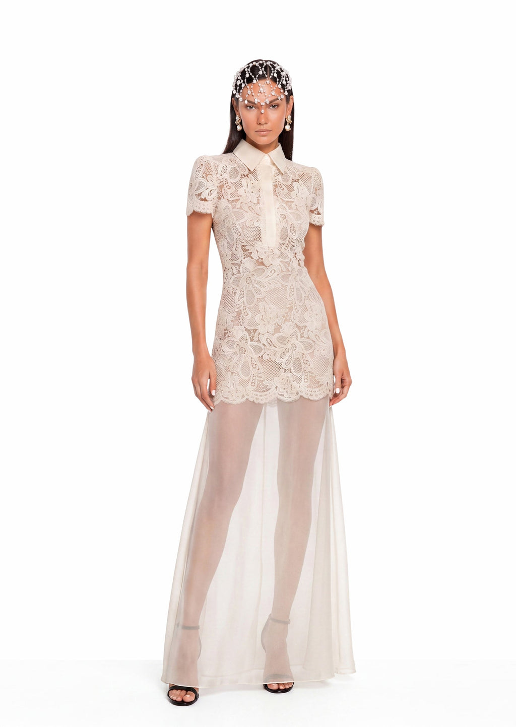 Ickett Lacey Set Maxi Dress