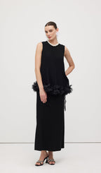 Braided Belted Maxi Skirt
