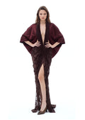 Kaiha Open Back Velvet Maxi Dress
