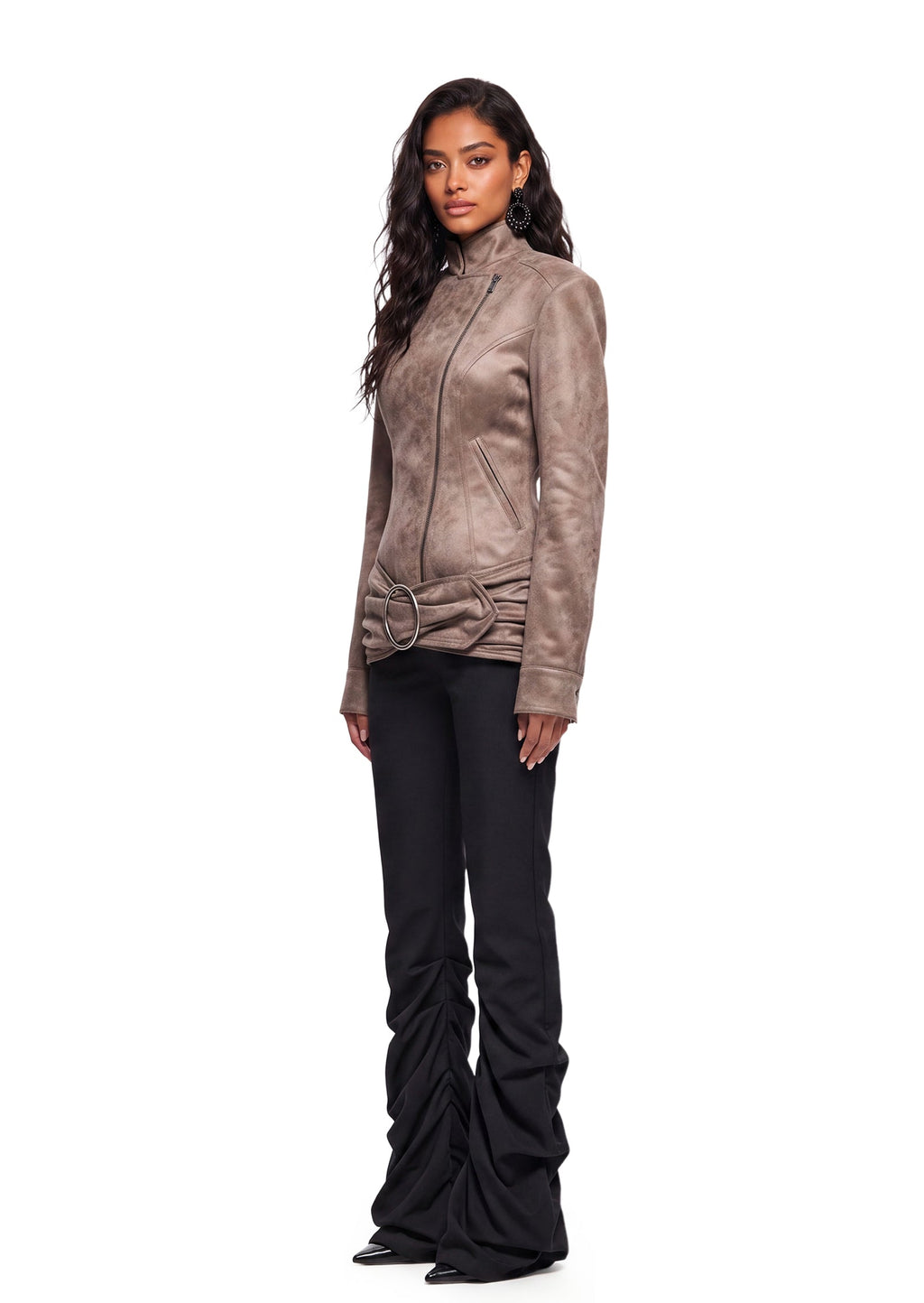 Uheri PU leather jacket
