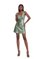 Vajra Sequined Satin Mini Dress