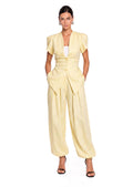 Laban Puff Sleeved Top And Lantern Pants Set