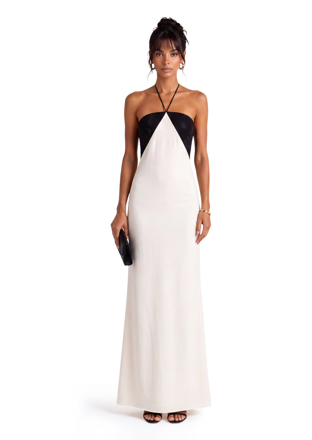 Cassius Halter Neck Strapless Maxi Dress
