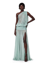 Mahoney Sheer Maxi Dress In Mint Green