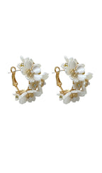 Pearl Petal Earrings