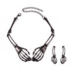 Ebrill Necklace and Ear Stud Set