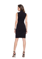 Lowe Sleeveless Knitted Mini Dress In Black