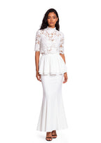 Macarius Lace Top & Mermaid Skirt Set