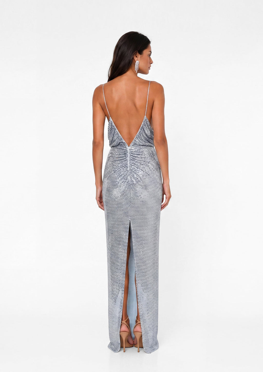 Dagny Rhinestone Sleeveless Maxi Dress