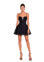 Jacinda  Sleeveless Lace Slip Dress In Black