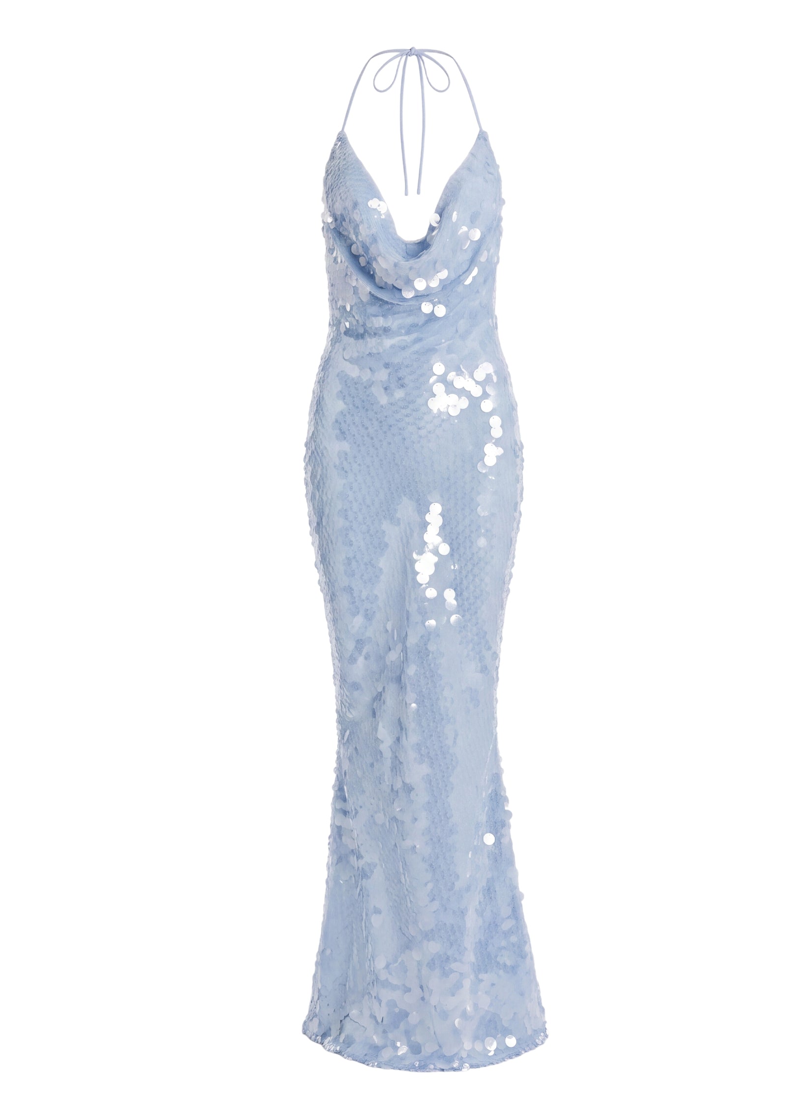 Kadeem Halter Neck Sequined Midi Dress