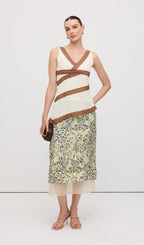 Leopard Printed Midi Skirt