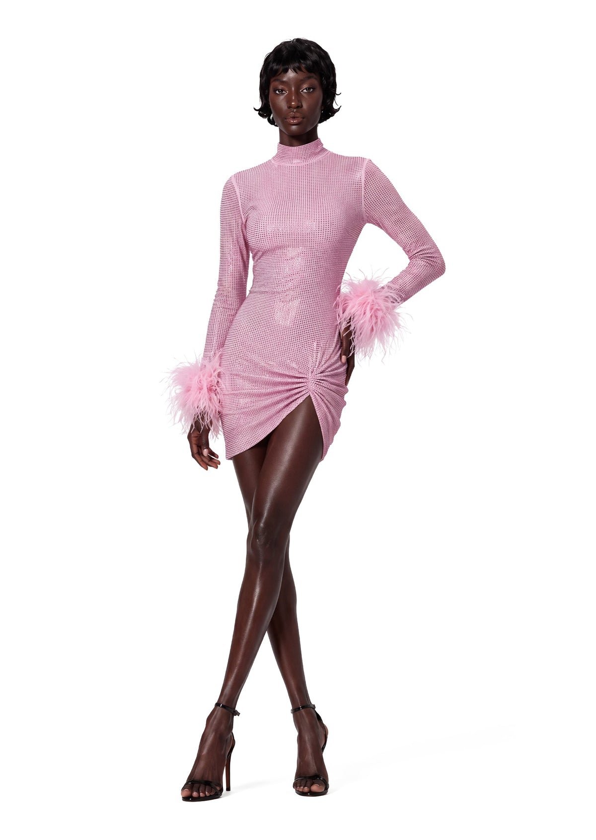 Gaines Sequin Rhinestone Mini Dress