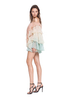 Naara Off The Shoulder Ruffled Mini Dress