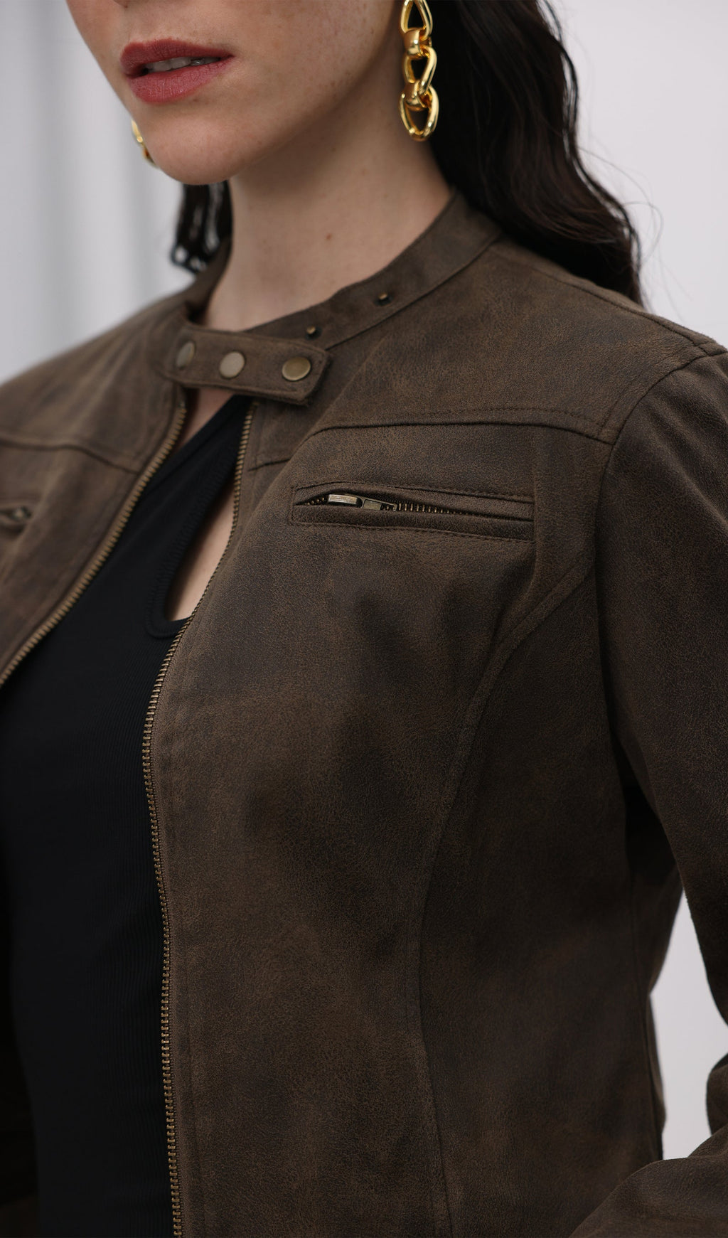 Moto Jacket Chocolate