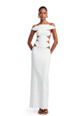Tadeo Off The Shoulder Maxi Dress In White