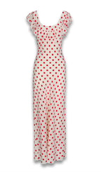Polka Dot Maxi Dress