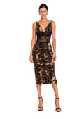 Jaakoppi  Lace Sleeveless Midi Dress